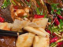 宝轩招牌鱼头泡饼-宝轩渔府·老字号海鲜·正宗津菜(水上店)