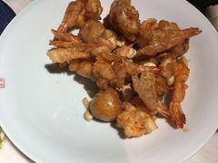 梨球果仁虾-小吊梨汤·北京菜·烤鸭(鸟巢店)