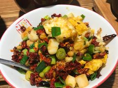 腊八豆炒荷包蛋-湘味淳(千禧街店)