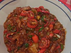 土豆泥肥肠-荆九爷爆炒桥头三嫩(夫子庙店)