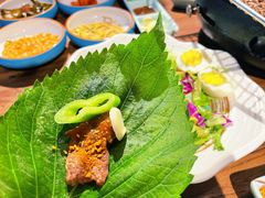 -明洞阿姨·韩式酱蟹烤肉·创意料理(三元桥店)