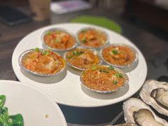 蒜蓉粉丝蒸扇贝-乔街深夜食堂·台州菜·高压锅生蚝(杭州总店)