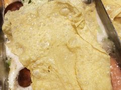 自制炸油皮-草原塞蛮羊火锅城(港湾店)