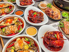 -草家酱蟹炭火烤肉店(珲春南路一店)