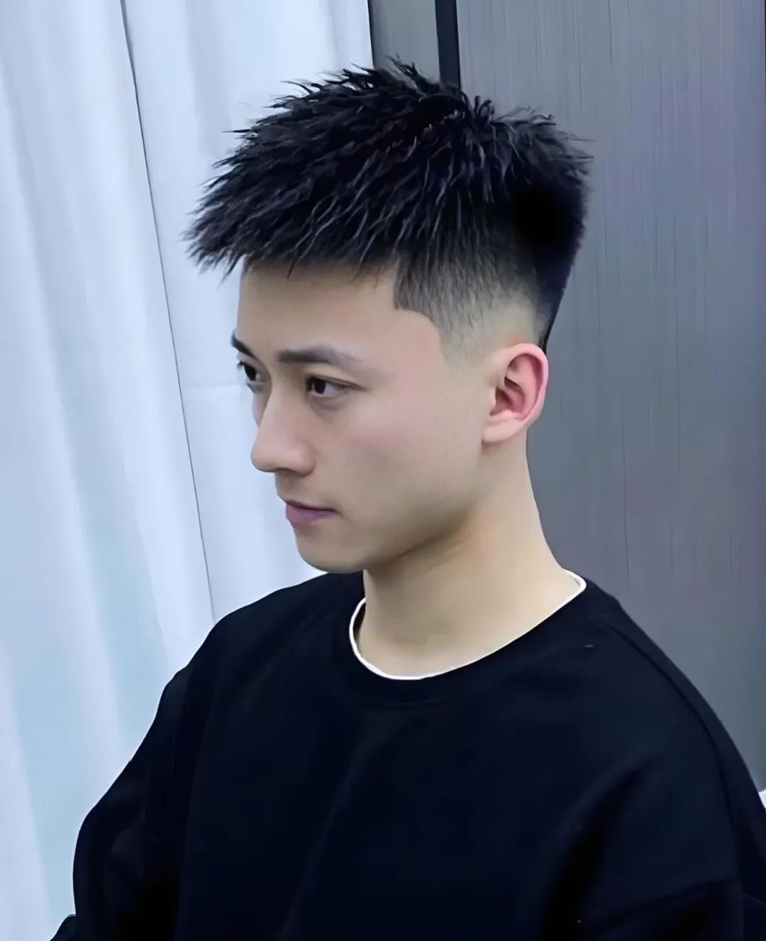 男士发型 干净 清爽