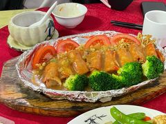 铁板金针菇素肥牛-佛有缘素食馆·荔湾老字号(陈家祠首店)