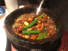 石锅杭椒牛蛙-桂满陇-西湖船宴(西单大悦城店)