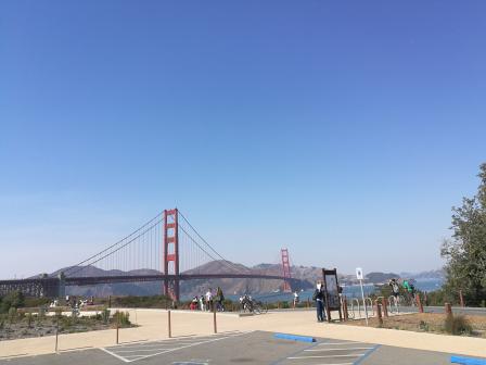 金门散步道-"虽然拍的是金门大桥,其实已经在散步道这里.