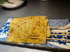蒜香烤大豆皮（辣）-探鱼·鲜青椒爽麻烤鱼(领展购物广场店)