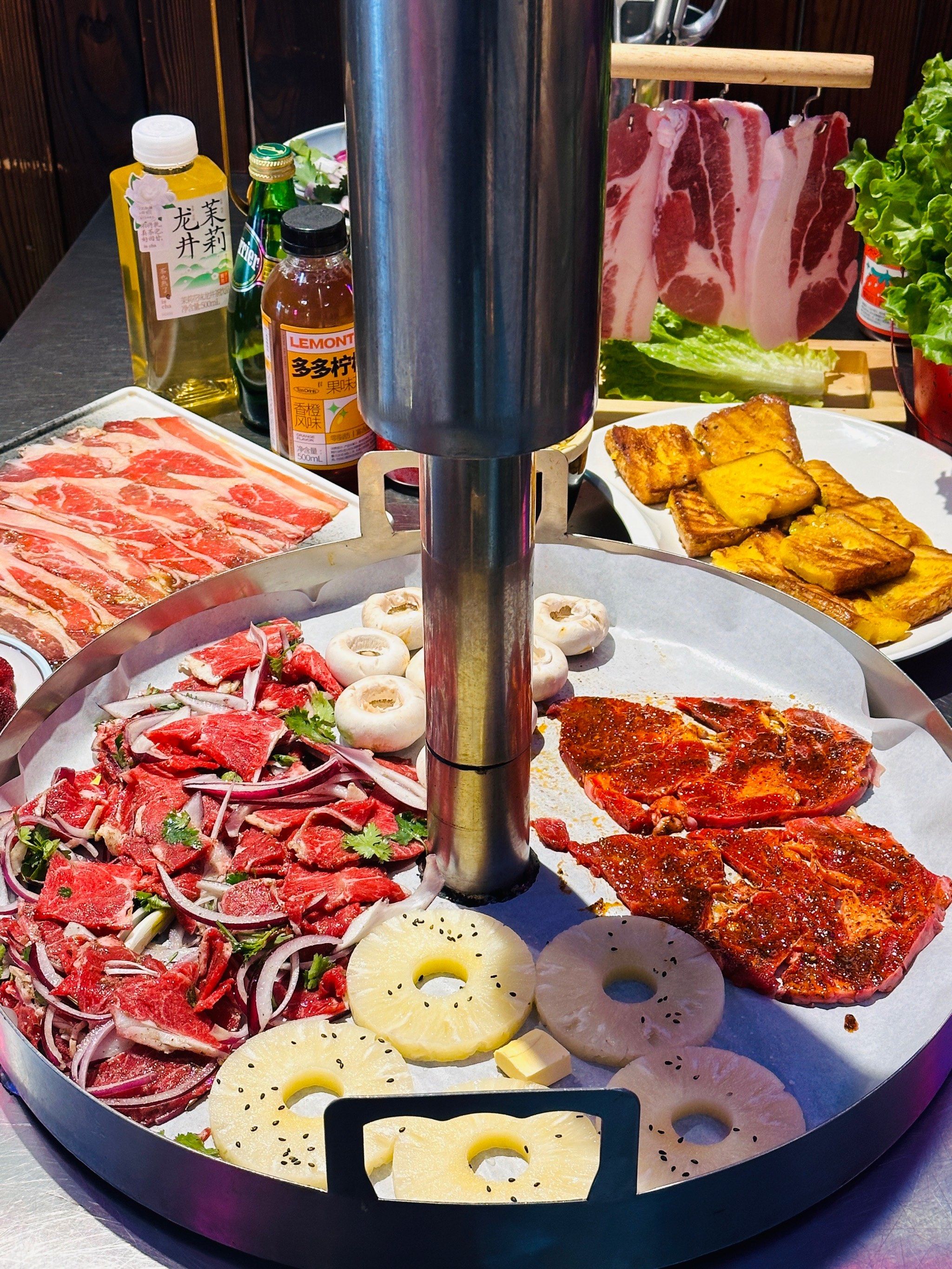 好吃不贵的地锅烤肉!一周来三次!
