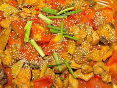 -贵州辣子鸡番茄鸡