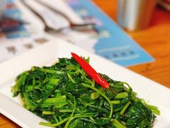 秘制虾酱炒空心菜-帕蓝·暹罗料理(曲阳店)