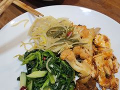 菜花炒肉盖饭-袁家村关中印象体验地(大唐不夜城店)