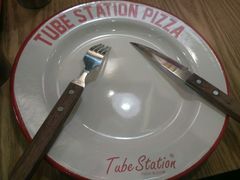 餐具摆设-Tubestation站点比萨(新世界大望路店)