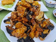 焦糖茄子牛肉粒-桃子餐厅·天津菜(红星路直营店)