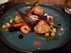 香煎扇贝配迷你混合海鲜-AZUL by FUEL蓝色·法式酒馆(琶醍店)