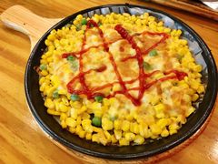 料理烤芝士玉米粒-老东镇啤酒屋海鲜加工·蒸汽海鲜·海鲜烧烤(台东店)