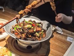 新疆红柳枝羊肉串-小放牛炒菜馆(北国商城店)