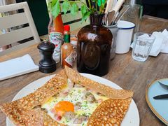 鸡蛋蘑菇熏肉荞麦可丽饼-RAC BAR(安福路店)