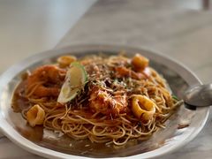 鲜虾浓汁天使面-The Rug Cafe(王府中环店)