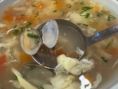 西红柿豆腐蚬子汤-南山鲜虾面·活鲜小馆·海味大连菜(南山总店)