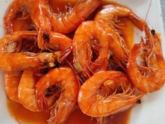 油焖大虾-1910老鲁味海鲜·戳子肉·青岛菜(金沙滩店)