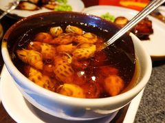 古越陈酿煮花螺-杭州西子湖四季酒店·金沙厅