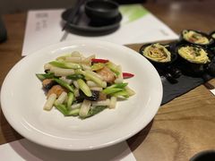 羊肚菌酿虾滑炒藕尖-榕意·川味之美(深业上城店)