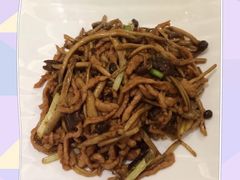 仙茶菇炒肉絲-马凯餐厅(长椿街店)