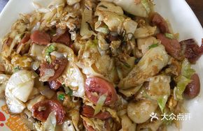 Sausage and Egg Fried Rice Noodles