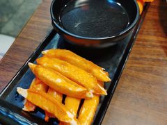 招牌蟹腿肉-超越炭火牛蛙火锅鸡(河东店)