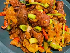 沙茶牛肉-鹿港小镇(悠唐店)