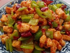 辣子鸡丁-北大地皖峰饭馆