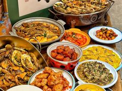 -东来菜馆•手抓海鲜家常菜•海鲜锅贴(鸽子窝店)