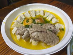 咸蛋黄臭豆腐炖猪脑-绍兴名菜馆(可乐路店)