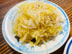 拌白菜心-老爆肚满五香烧牛羊肉