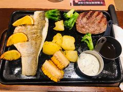 烤海鲈鱼·牛排拼盘-必胜客(安河桥北店)