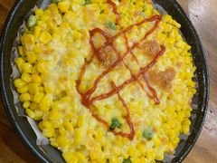 料理烤芝士玉米粒-老东镇啤酒屋海鲜加工·蒸汽海鲜·海鲜烧烤(台东店)