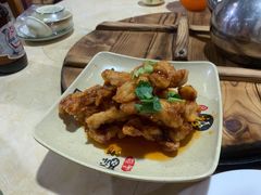 锅包肉-柴火东北铁锅炖(鲁班店)