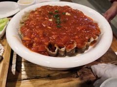 蒸莜面番茄汁-老阿妈蒙古村·蒙古包·草原文化·歌舞表演(老君堂店)