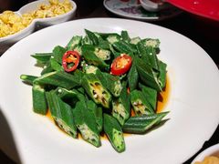 拌秋葵-小尕子新疆菜(百货大楼店)