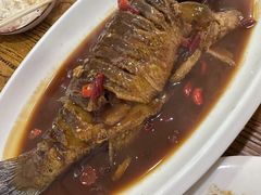 干烧鲈鱼-红实家常菜(静安里店)
