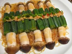 姬松茸秋葵蒸粉丝-京华烟云·北京烤鸭(领展购物广场·中关村店)