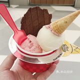 和我的crush吃手工冰淇淋，小红铲