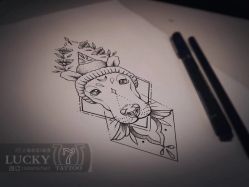 -幸运7纹身刺青Lucky7tattoo