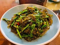 韭菜炒地衣-漫渡庄绿岛花园•隐世庭园菜(滨湖店)