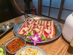 -明洞阿姨·韩式酱蟹烤肉·创意料理(三元桥店)