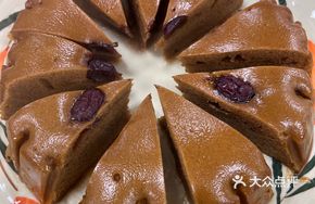 Steamed Red Sugar Fermented Rice Cake