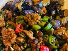 茄子肉丁鸡蛋拌面-文三里屯面馆(三里屯店)