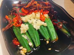 凉拌秋葵-聚味瞿记·龙虾堂(望城店)